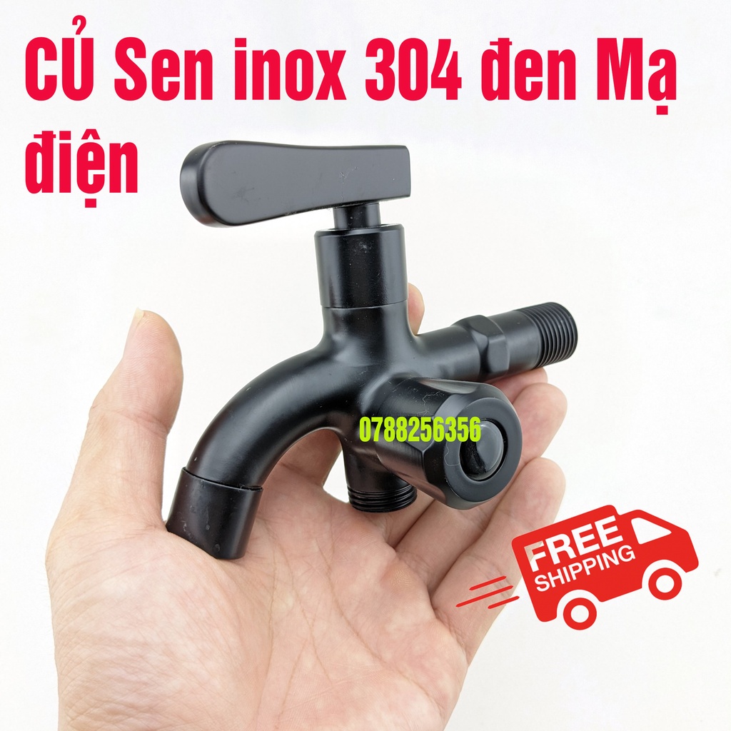 CỦ SEN TẮM LẠNH INOX 304, Củ vòi sen lạnh inox 304 BR04