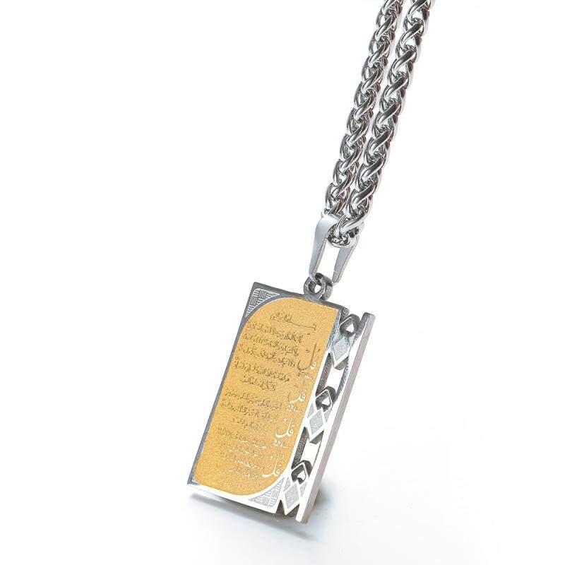 Vòng cổ Bùa Hộ Mệnh Hình Quyển Sách Thời Trang Cho Nam Và Nữ