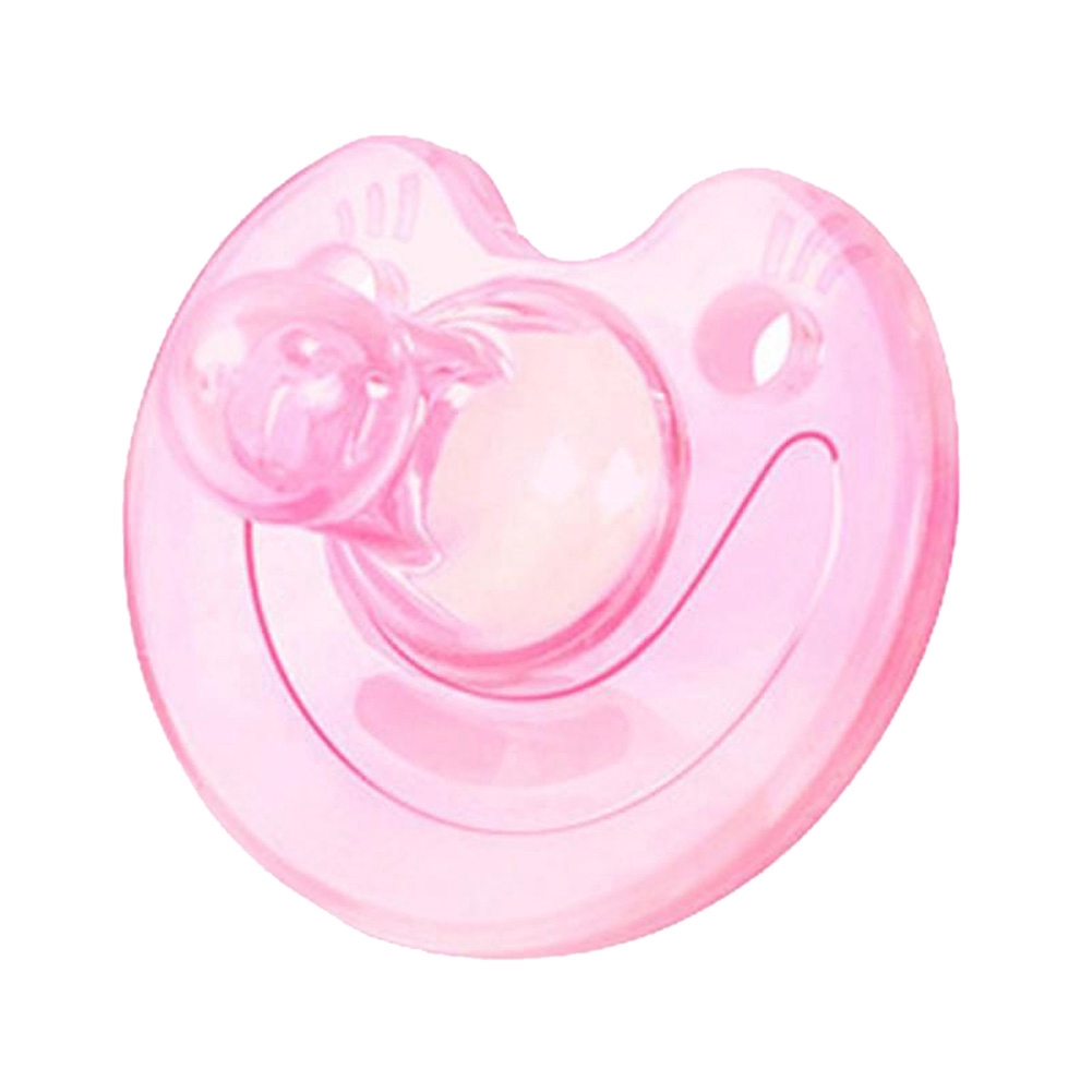 Núm ti giả đầu tròn bằng silicone cho bé sơ sinh