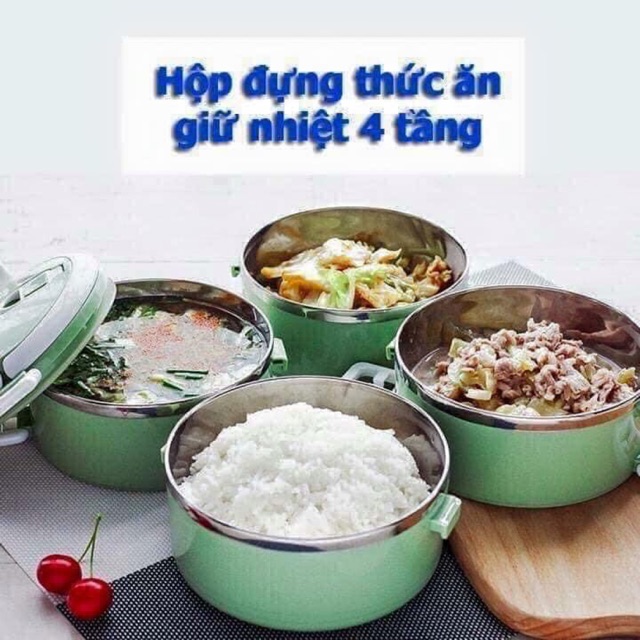 Cặp lồng 4 tầng giữ nhiệt