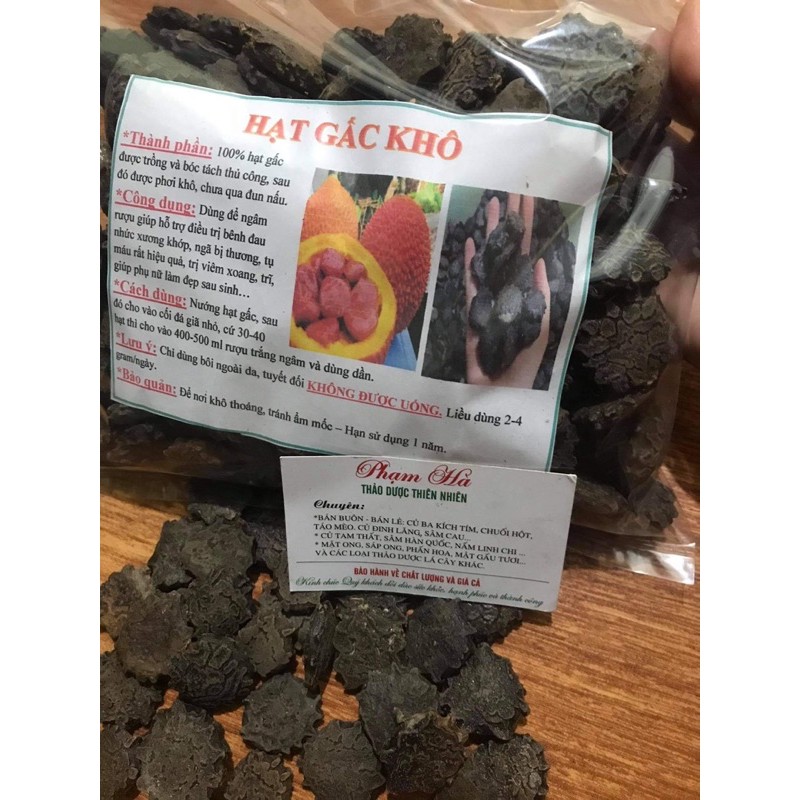 [Mã 267FMCGSALE giảm 8% đơn 500K] 1kg Hạt Gấc Khô (Mộc miết tử) loại tốt | BigBuy360 - bigbuy360.vn