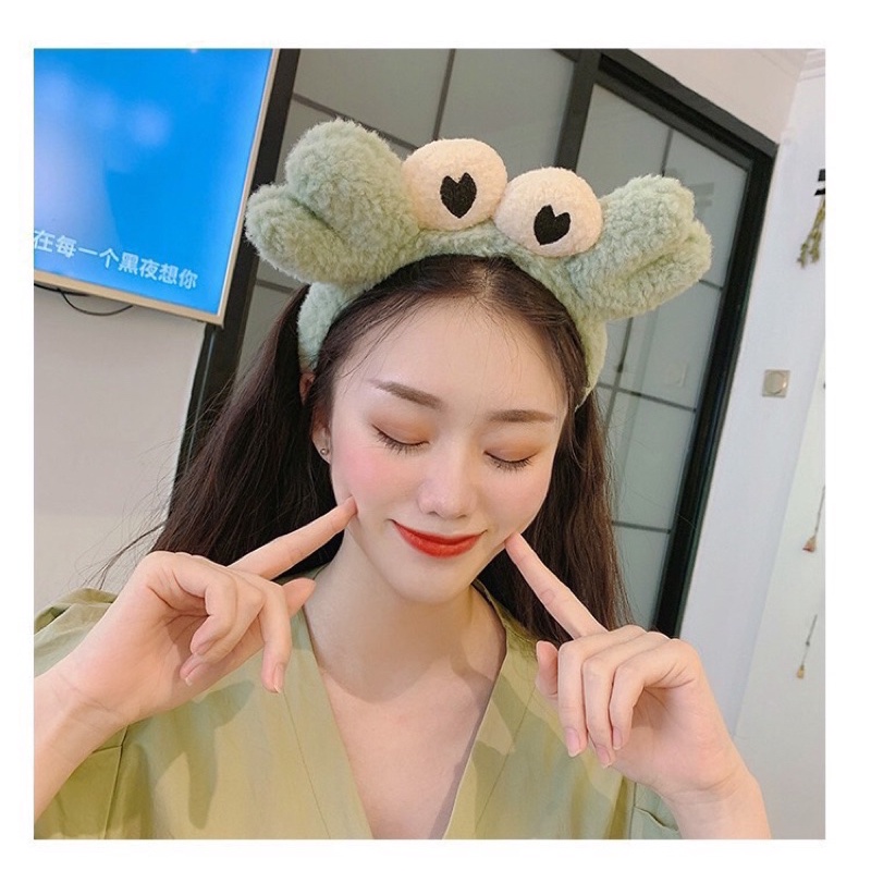 Bờm tóc tai thỏ tai gấu mắt cua dễ thương cute xinh xắn cho nữ