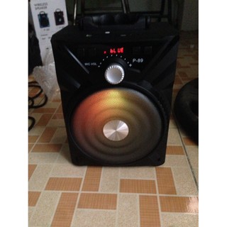 Loa bluetooth karaoke mini p86 87 p88, p89 có míc karaoke.