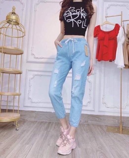 BAGGY CẠP CHUN RÁCH CỰC HOT