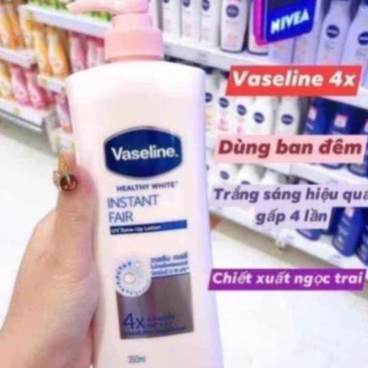 combo dưỡng vaseline 50x, vỉ alpha, dưỡng đêm vaseline 10x