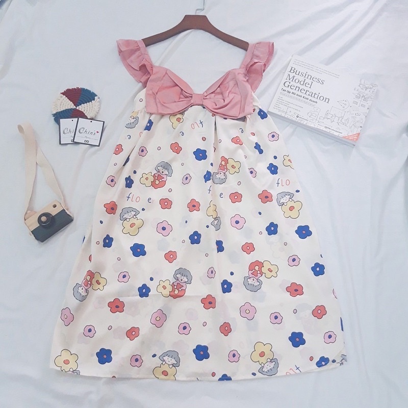 Đầm ngủ lụa satin .