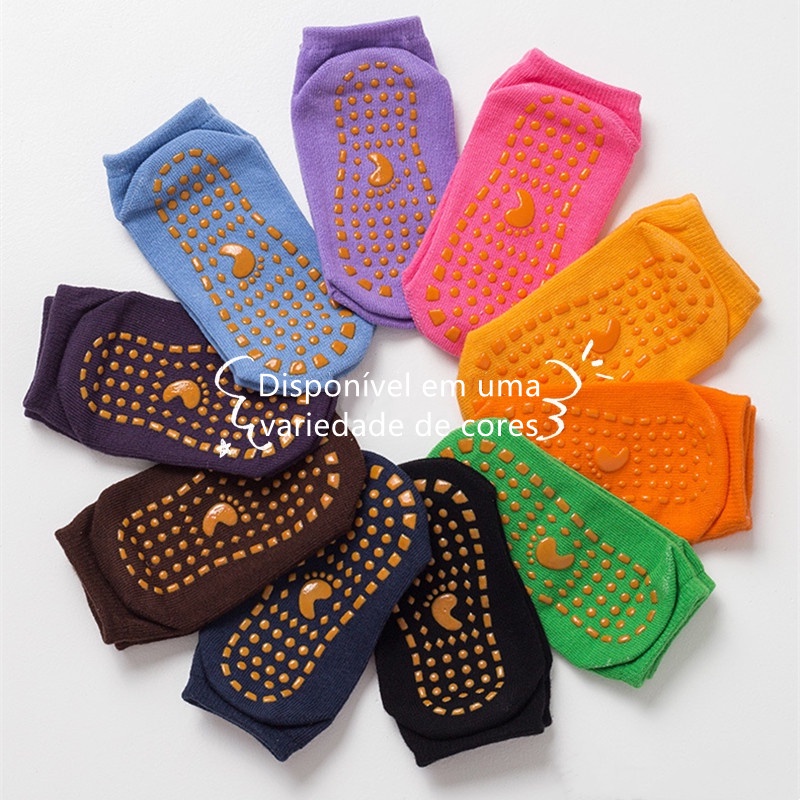 Vớ Giữ Ấm Bằng Silicon Chống Trượt Thời Trang Đơn Giản Cho Bé 1-4 Tuổi