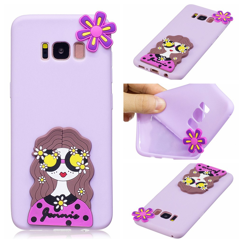 Ốp lưng silicon họa tiết hoạt hình đáng yêu cho Samsung S8 S8 Plus | BigBuy360 - bigbuy360.vn