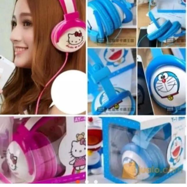 Tai Nghe Nhét Tai Hình Doraemon Dễ Thương Cho Bé