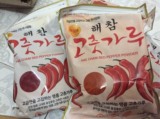 &lt;HOT&gt;Bột Ớt Hàn Quốc Heacham 1kg date 2023