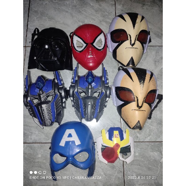 Mặt Nạ Người Nhện/captain America Darth Vader Trong Phim Star wars 24-04-2022 Gundam Ben 10 ben10