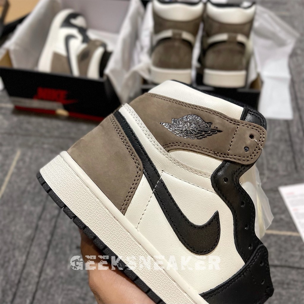 Giày Sneaker Air Jordan Cao Cổ, Giày JD1 Gót Nâu Cao Cổ Nam Nữ Full Box Bill | BigBuy360 - bigbuy360.vn