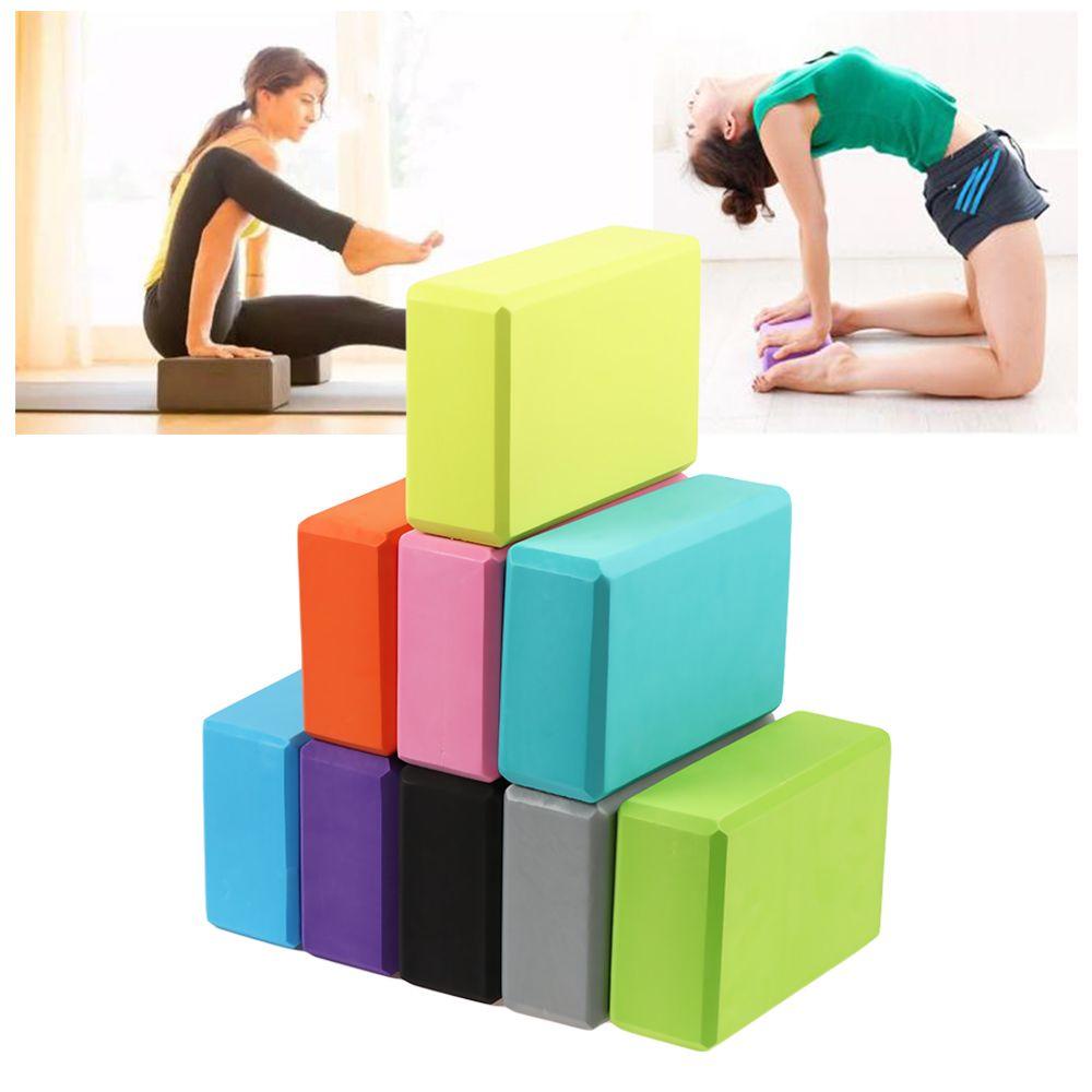 Khối Xốp EVA Bền Không Trơn Nhiều Màu Hỗ Trợ Luyện Tập Gym/Yoga/Thể Hình