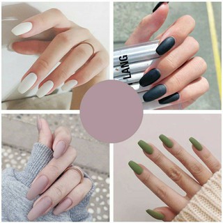 Móng giả dáng dài ❤️ TẶNG KÈM KEO ❤️ gồm 24 móng giả hoạ tiết cực xinh nhám(hàng có sẵn)