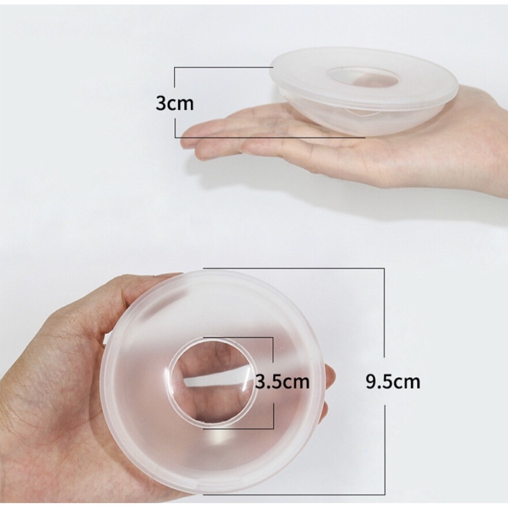 Hộp 2 dụng cụ hứng sữa Babuu Nhật Bản tiện lợi cho mẹ