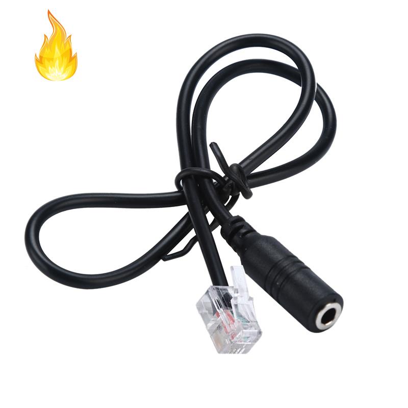 Cáp chuyển đổi RJ9 sang 3.5MM cho điện thoại máy tính