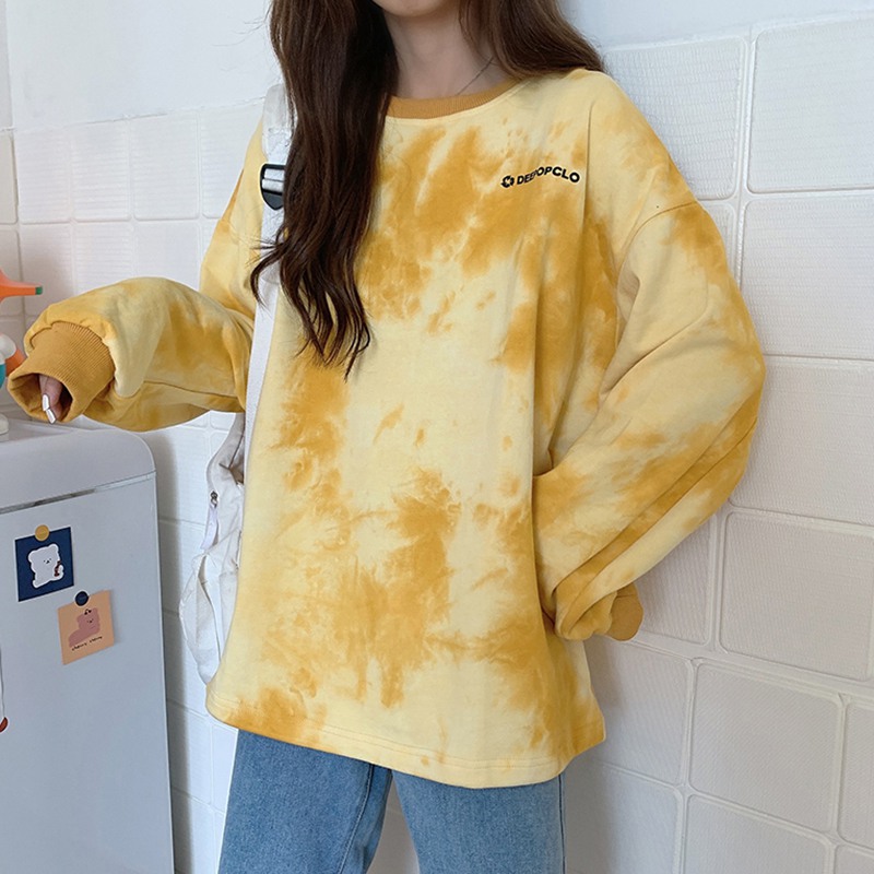 Áo Thun Nữ Dài Tay Cổ Tròn Thời Trang Hàn