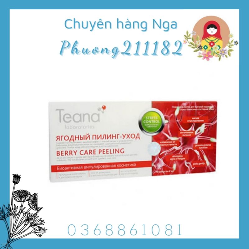 Serum Teana peel da hóa học Berry care pellingw2