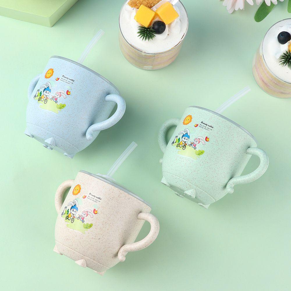 Bình Uống Nước Có Ống Hút Chống Rơi Cho Bé