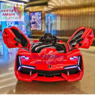 [ GHẾ DA ] Xe ô tô điện Lamboghini NEL 603 đèn led sáng rực rỡ