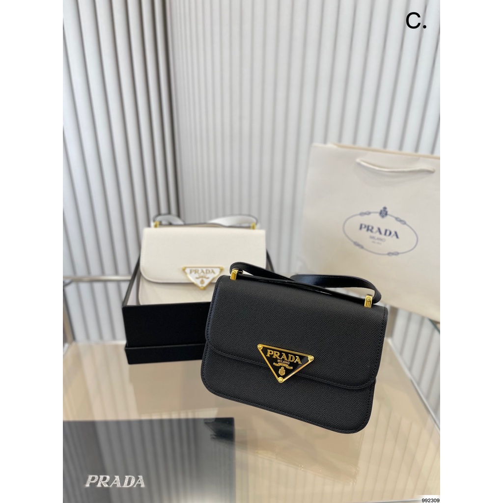 Túi Đeo Vai / Xách Tay / Xách Tay / Đeo Chéo mini Có Khóa Kéo Phong Cách Thể Thao Thời Trang Thường Ngày Prada Cho Nữ