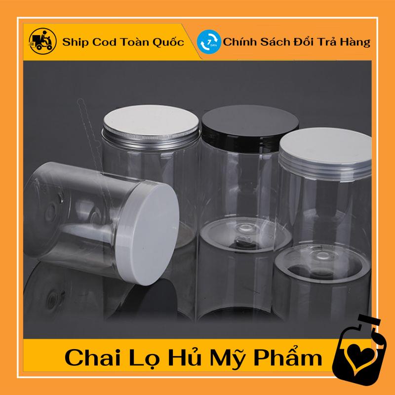 [TOP GIÁ RẺ] Hũ nhựa pet Nâu/Trong 250g đựng mỹ phẩm , phụ kiện du lịch