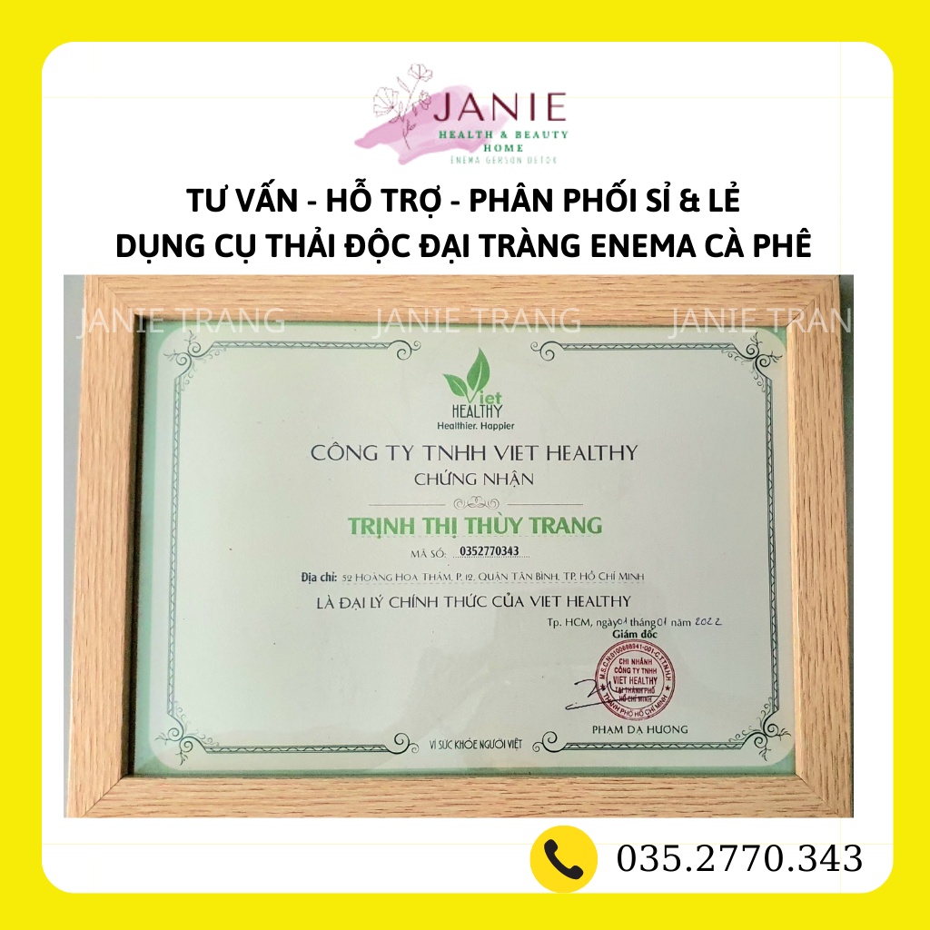 Cà phê thải độc VIETHEALTHY nguyên trái không rang túi 1kg Gerson Enema thụt tháo đại tràng detox cơ thể giảm cân đẹp da