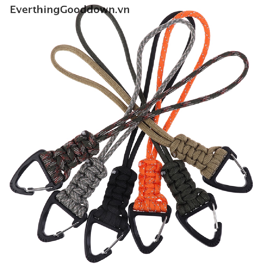 Everthinggooddown Dây Buộc Bánh Răng Sinh Tồn Bện Thủ Công Có Kẹp