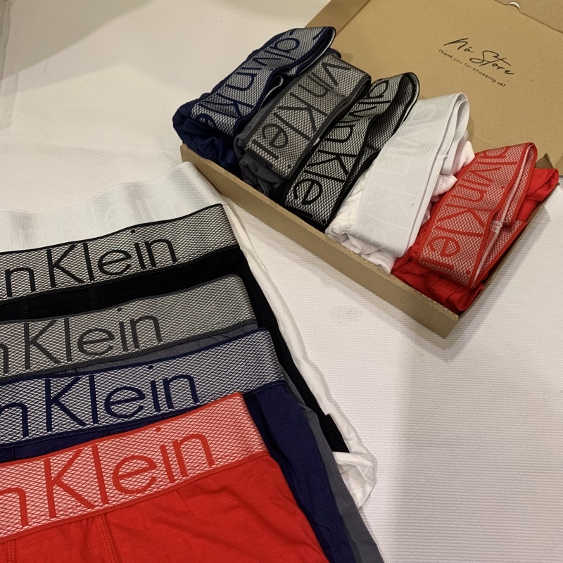 Quần lót nam boxer quần sịp đùi sexy Calvin Klein Nô Store( che tên sản phẩm)