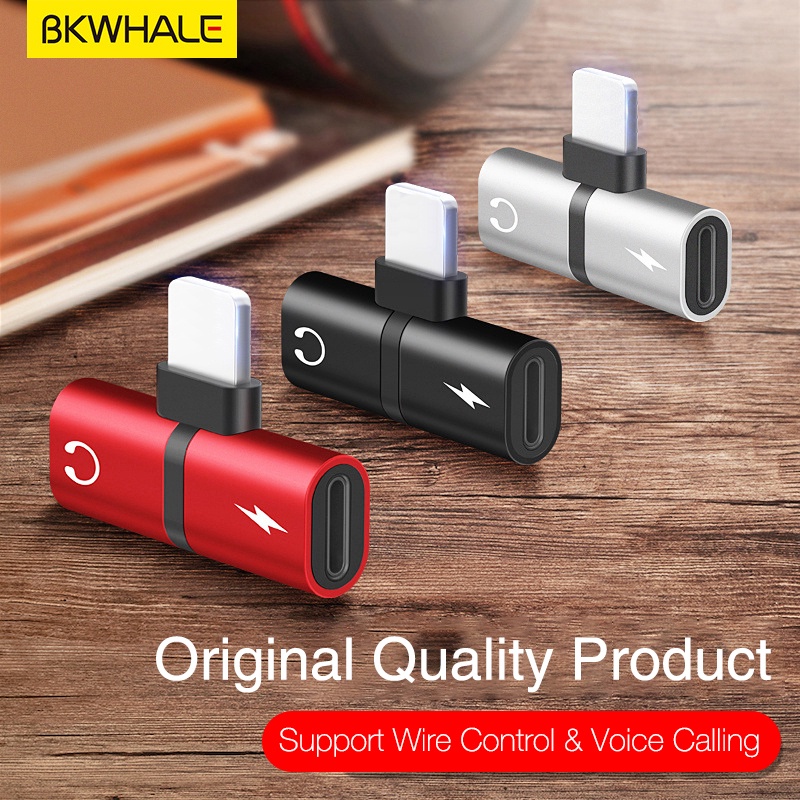 Đầu Chuyển Đổi Cáp OTG 2 Trong 1 Cho iP 7 8 X 11 12Audio