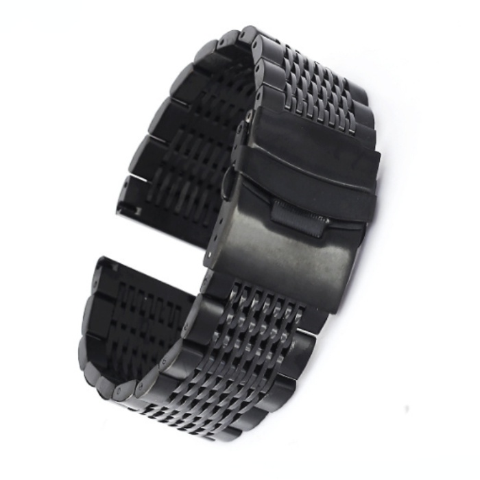 Dây Đeo Đồng Hồ Dạng Lưới Bằng Thép Không Gỉ 18mm 20mm 22mm 24mm