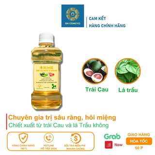 Nước súc miệng trầu cau rumie hết sâu răng, hôi miệng, nhiệt miệng, giúp thơm miệng - 220ml