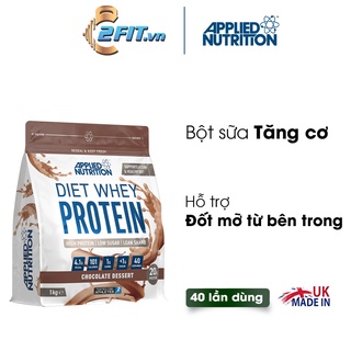 Applied Nutrition Diet Whey 1kg tăng cơ, giảm mỡ chứa whey protein isolate, whey concentrate, CLA, L Carnitine
