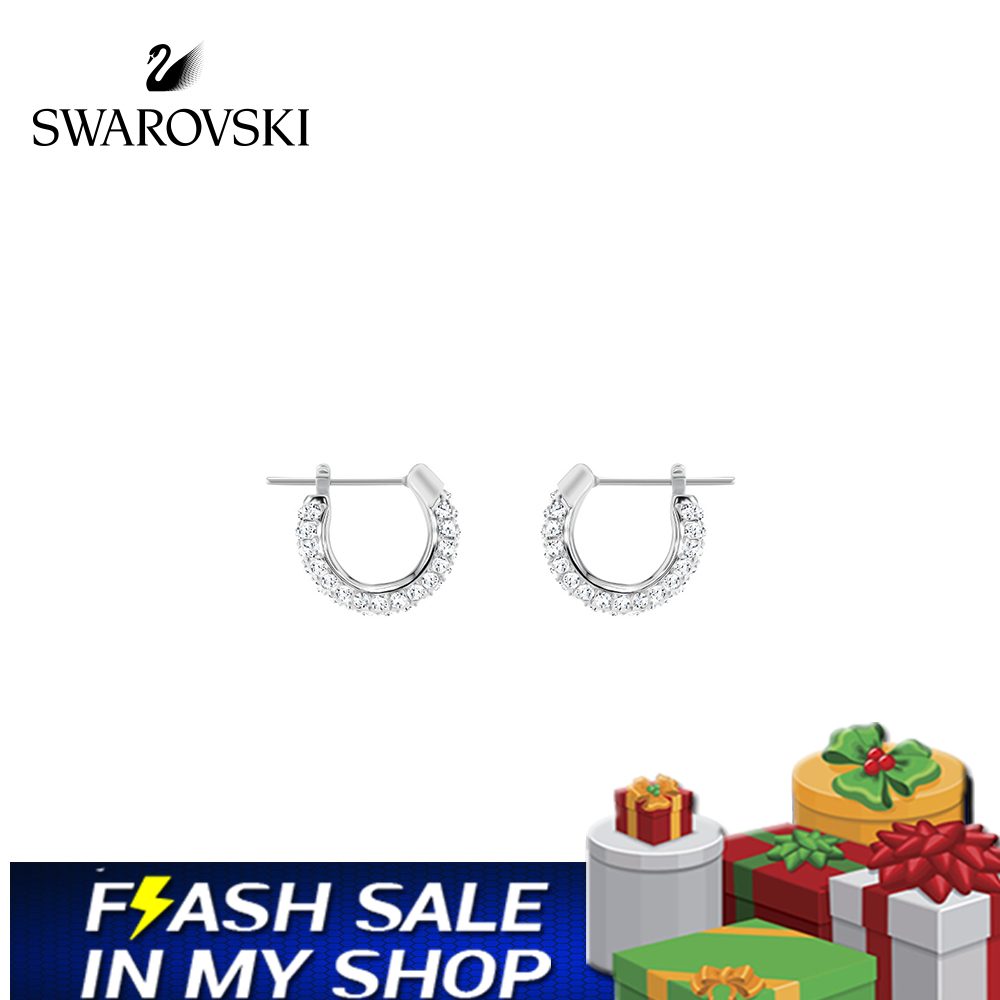 FLASH SALE 100% Swarovski Bông Tai Cá Tính Nữ STONE Thiết kế đơn giản phù hợp thời trang FASHION Earrings trang sức đeo Trang sức