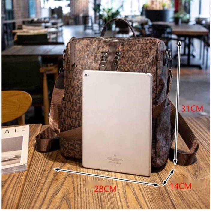 MK Balo Da Nữ  thời trang Ba Lô Du Lịch Chống Trộm