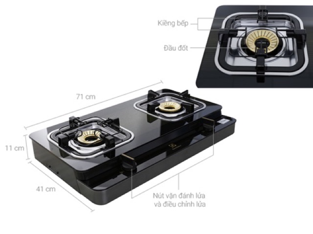 Bếp gas Electrolux ETG727GKR