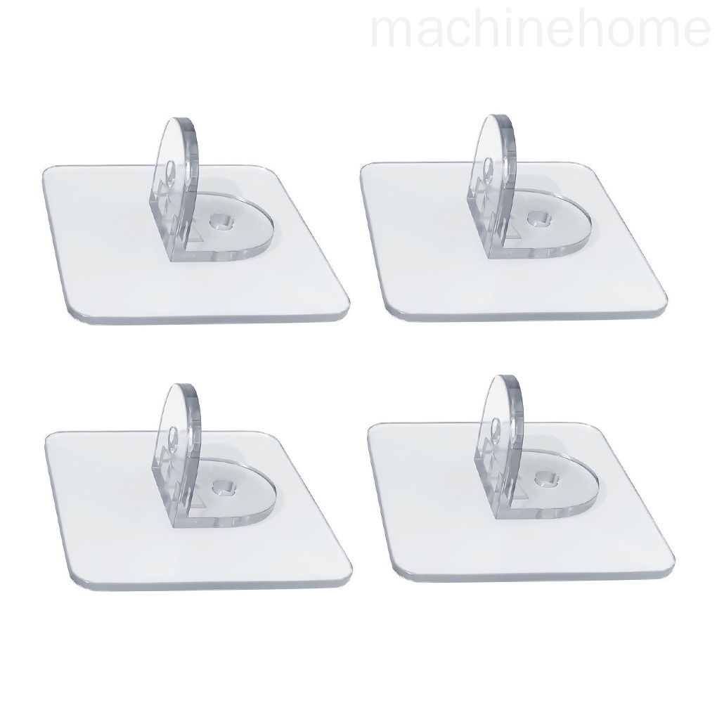 Set 4 Kẹp Treo Đồ 90 Độ Bằng Nhựa Tiện Dụng