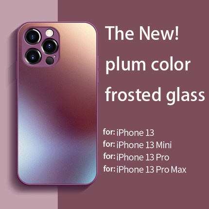 Ốp Điện Thoại Mặt Kính Nhám Chống Sốc Cho iPhone 13 12 11 Pro Max iPhone11
