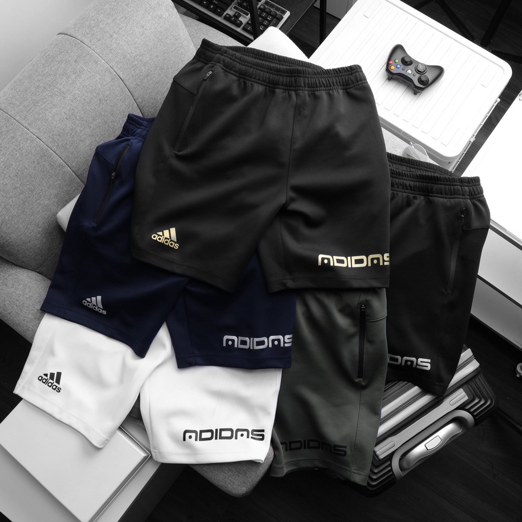 Quần short training, quần tập gym chất liệu thun thể thao cao cấp 6249