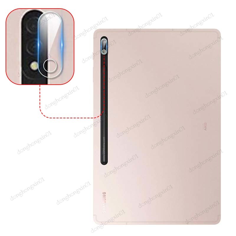 Set 3 Miếng Dán Cường Lực Bảo Vệ Camera Sau Cho Samsung Galaxy Tab S8 / Plus S7 S7 Plus Kèm Phụ Kiện