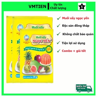 COMBO 5 Muối sấy ngọc yến chấm hoa quả trái cây gia vị bếp đặc sản đồng tháp