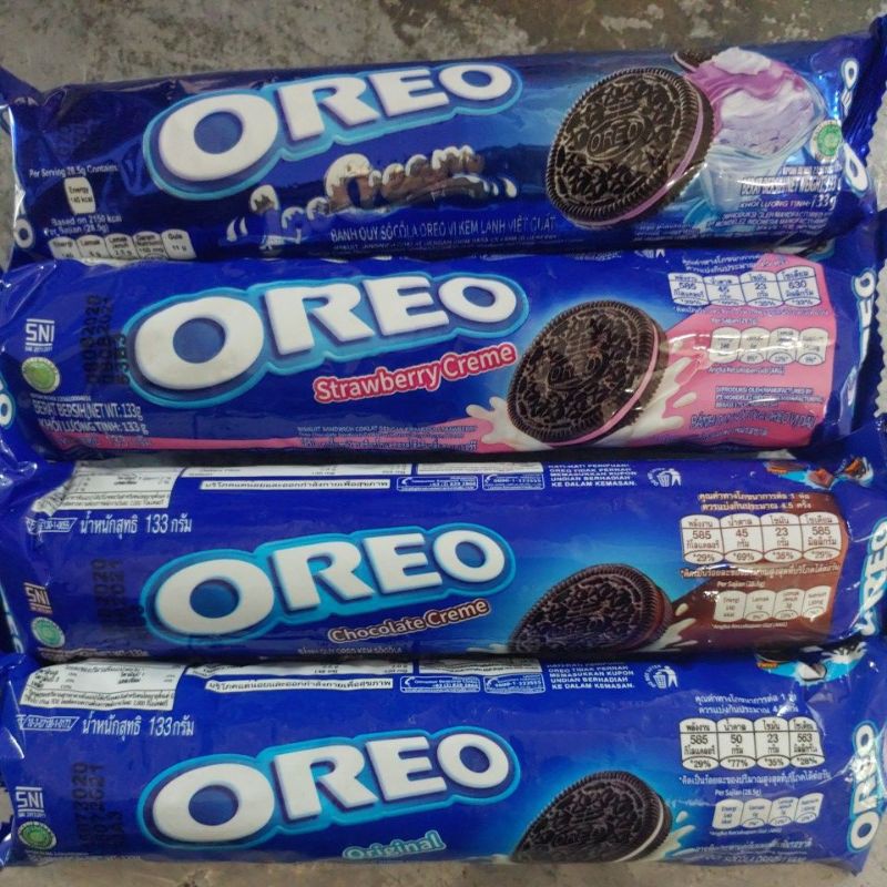 Bánh Thỏi OREO Quy Kem 133g.