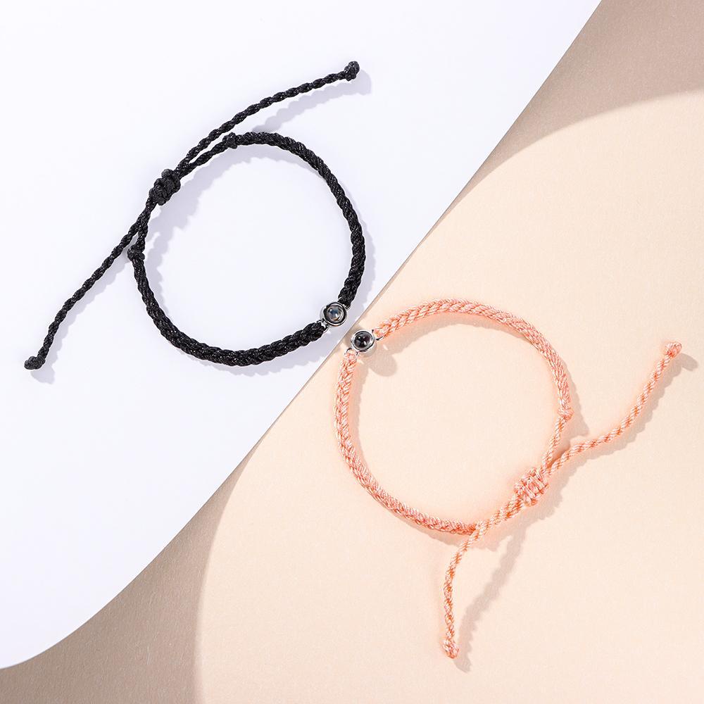Vòng Tay Chiếu HS Thời Trang Có Thể Điều Chỉnh Cho Cặp Đôi