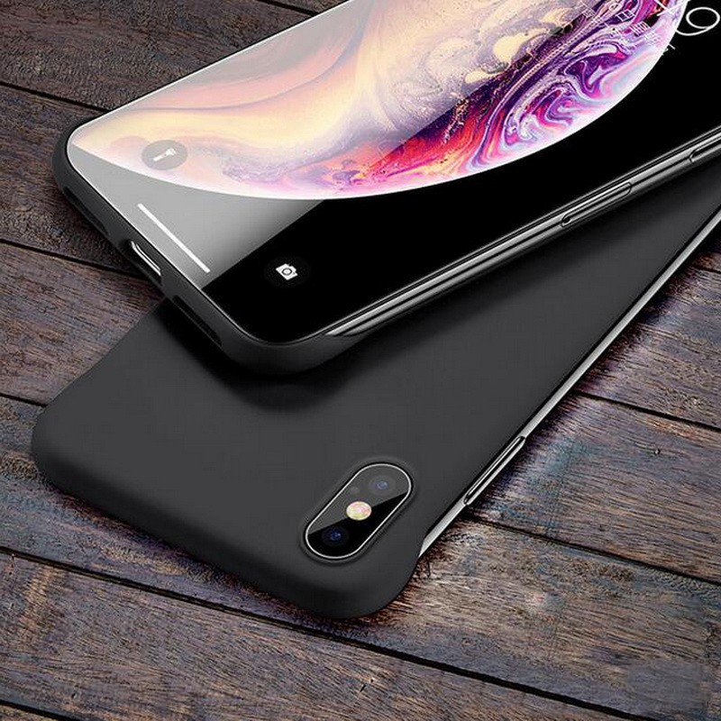 Ốp điện thoại siêu mỏng không viền cho iphone 6 6s plus 7 8 plus X XR XS Max