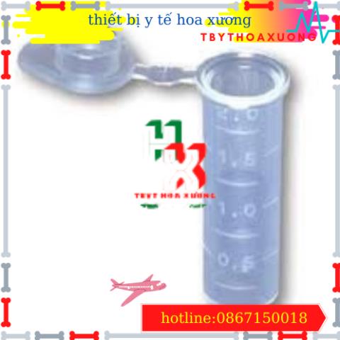 [ Combo 100 ] Ống Lưu Huyết Thanh - Ống Đựng Huyết Thanh - Ống Ly Tâm EPPENDORF 1,5ml Nắp Bật