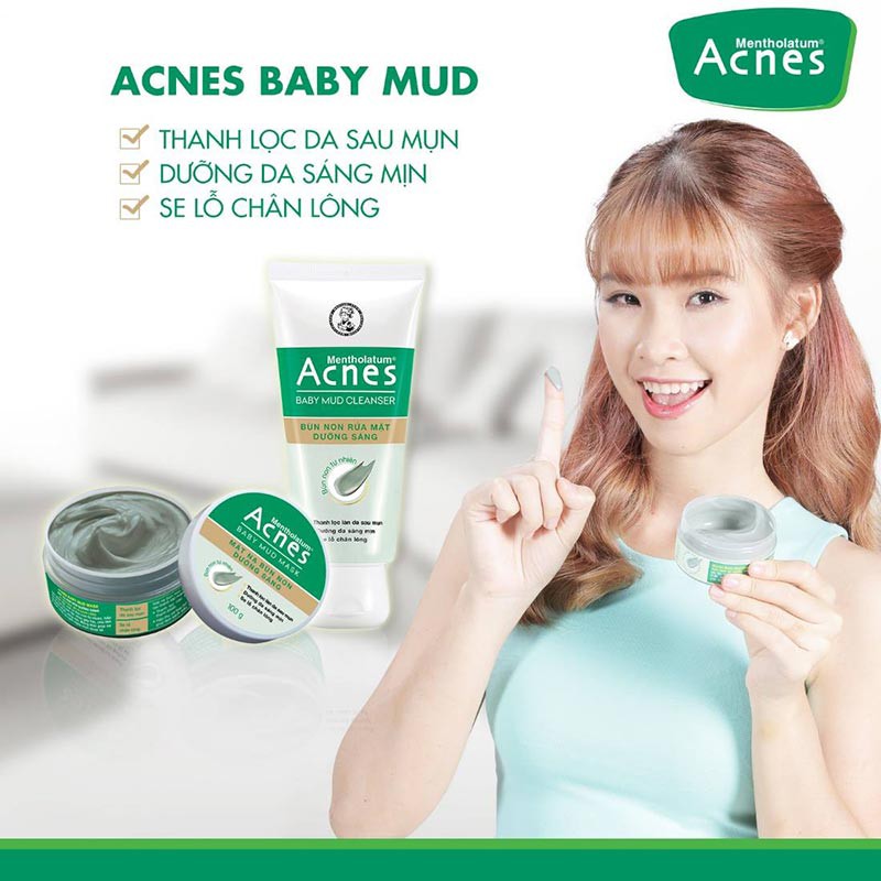 Mặt Nạ Bùn Non Acnes 100g (FREE MẶT NẠ POND)