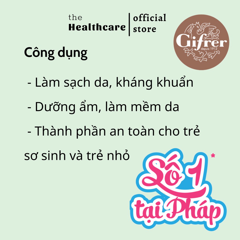 Sữa tắm gội Gifrer Gel Lavant 2 trong 1 chiết xuất cúc vạn thọ
