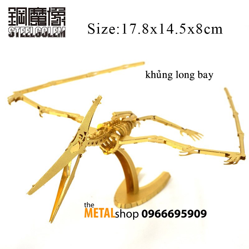 Mô Hình Lắp Ghép 3d Kim Loại khủng long