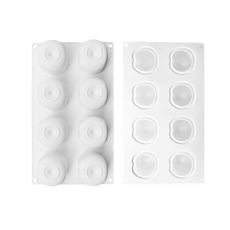 Khuôn Silicon Làm Bánh mousse Trái Cây Chanh cherry Xoài Dâu Cam Pháp