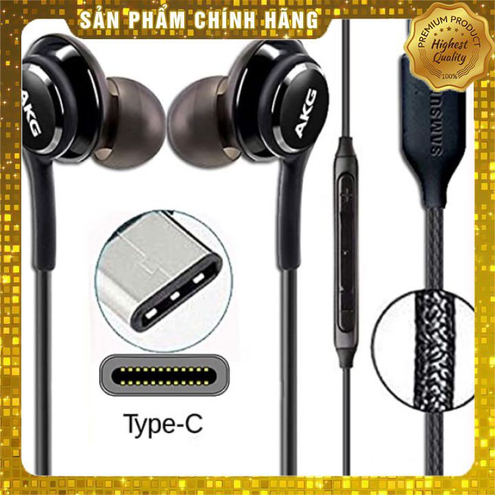 [HÀNG CHÍNH HÃNG + BH 6 THÁNG] Tai Nghe AKG Samsung Galaxy Note 10 Chính Hãng Cổng Type-C - Hàng Zin Bóc Máy